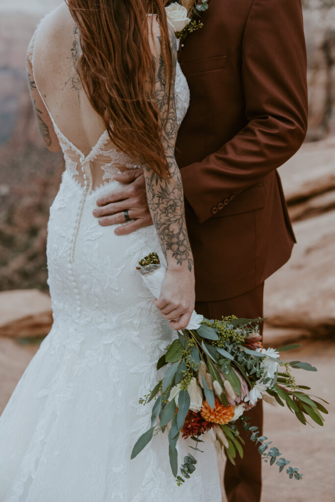 Kaitlyn and Sam | Zion National Park, Temple of Sinawava Wedding | Southern Utah Wedding and Elopement Photographer, Emily Dawn Photo