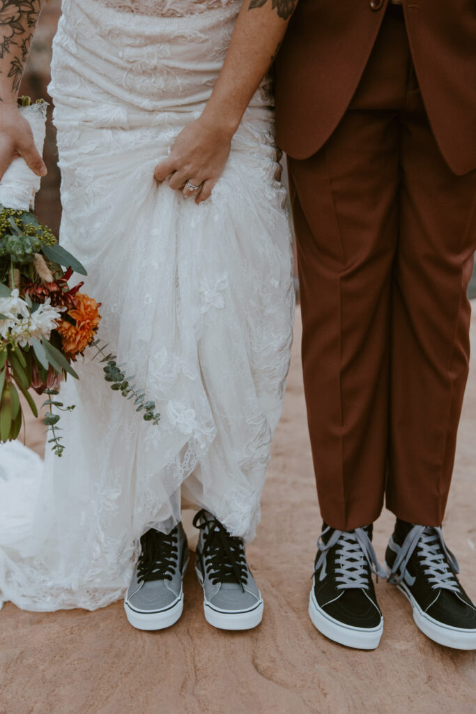 Kaitlyn and Sam | Zion National Park, Temple of Sinawava Wedding | Southern Utah Wedding and Elopement Photographer, Emily Dawn Photo