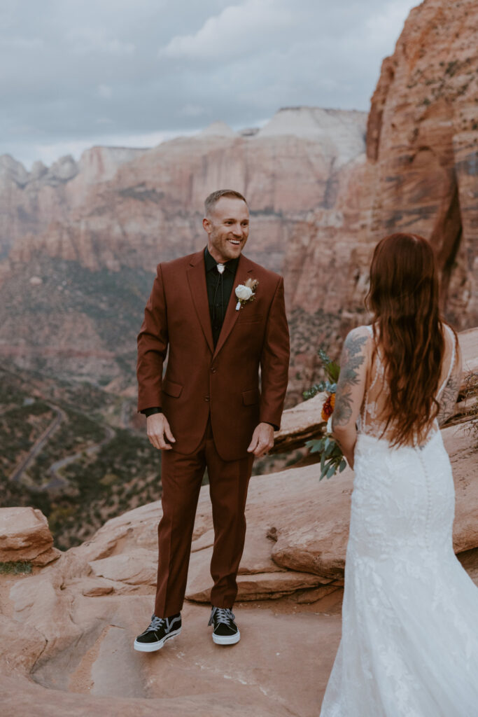 Kaitlyn and Sam | Zion National Park, Temple of Sinawava Wedding | Southern Utah Wedding and Elopement Photographer, Emily Dawn Photo