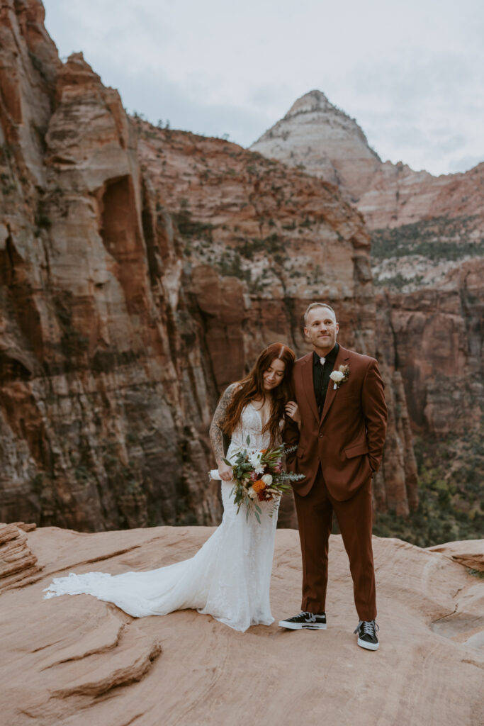 Kaitlyn and Sam | Zion National Park, Temple of Sinawava Wedding | Southern Utah Wedding and Elopement Photographer, Emily Dawn Photo