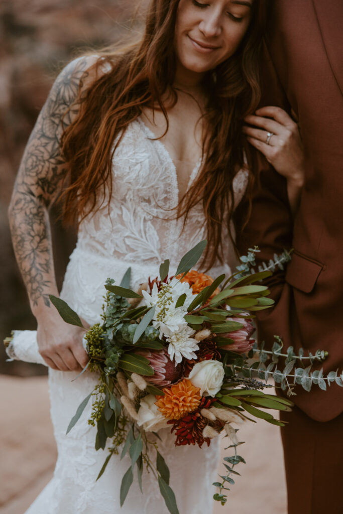 Kaitlyn and Sam | Zion National Park, Temple of Sinawava Wedding | Southern Utah Wedding and Elopement Photographer, Emily Dawn Photo