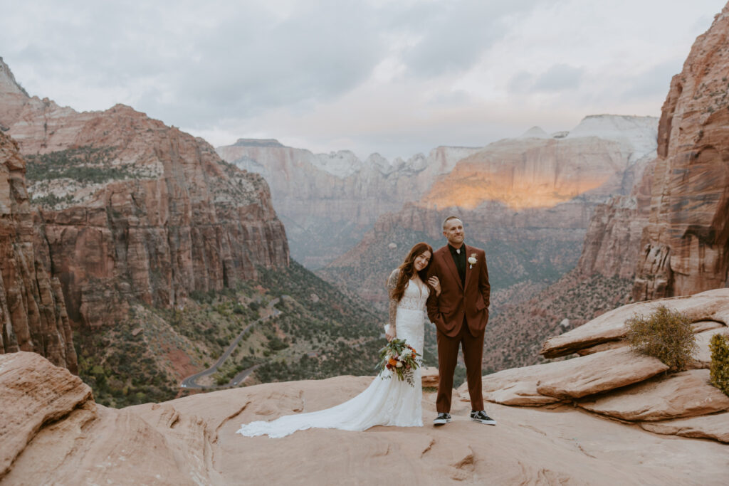 Kaitlyn and Sam | Zion National Park, Temple of Sinawava Wedding | Southern Utah Wedding and Elopement Photographer, Emily Dawn Photo