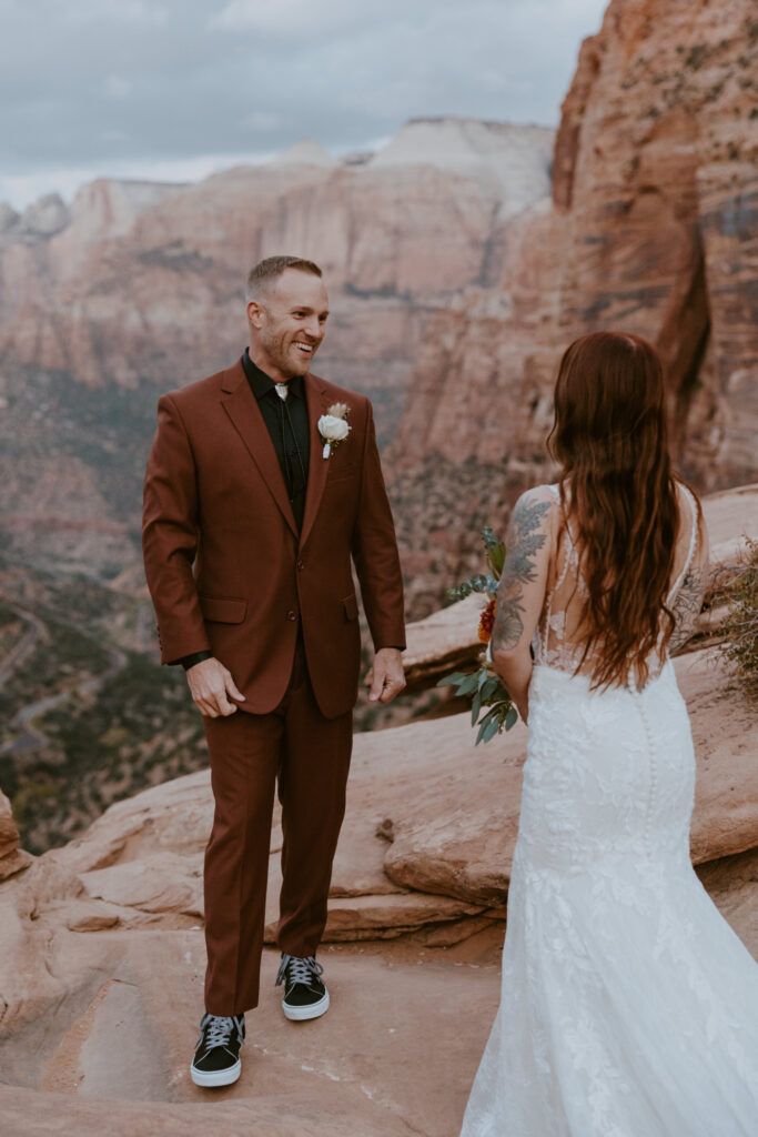 Kaitlyn and Sam | Zion National Park, Temple of Sinawava Wedding | Southern Utah Wedding and Elopement Photographer, Emily Dawn Photo