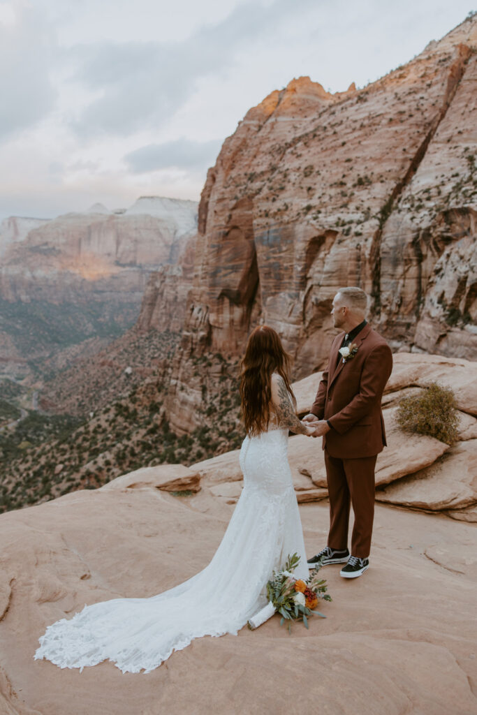 Kaitlyn and Sam | Zion National Park, Temple of Sinawava Wedding | Southern Utah Wedding and Elopement Photographer, Emily Dawn Photo