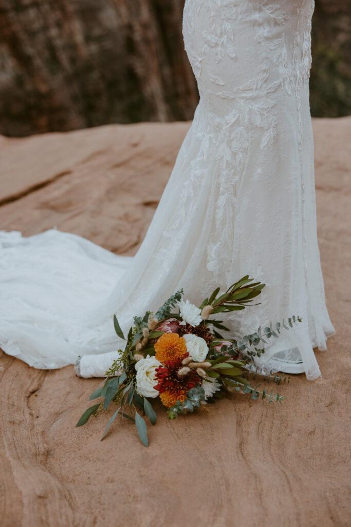 Kaitlyn and Sam | Zion National Park, Temple of Sinawava Wedding | Southern Utah Wedding and Elopement Photographer, Emily Dawn Photo