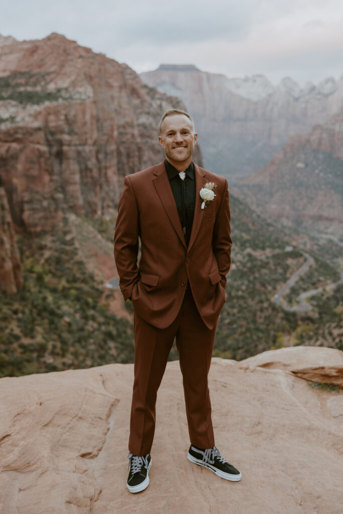 Kaitlyn and Sam | Zion National Park, Temple of Sinawava Wedding | Southern Utah Wedding and Elopement Photographer, Emily Dawn Photo