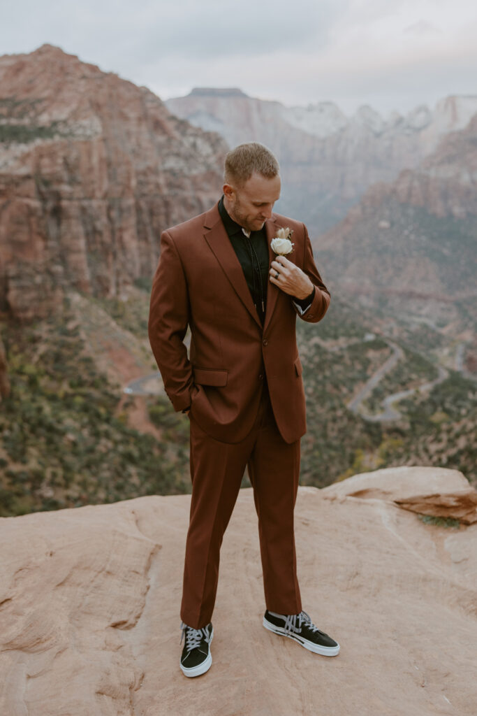 Kaitlyn and Sam | Zion National Park, Temple of Sinawava Wedding | Southern Utah Wedding and Elopement Photographer, Emily Dawn Photo