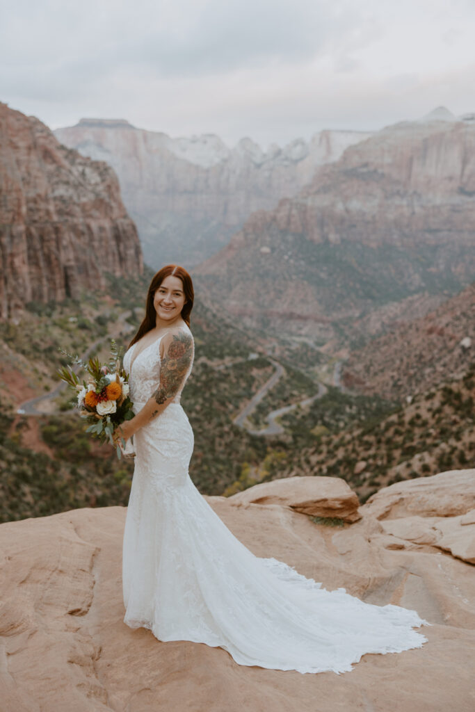 Kaitlyn and Sam | Zion National Park, Temple of Sinawava Wedding | Southern Utah Wedding and Elopement Photographer, Emily Dawn Photo