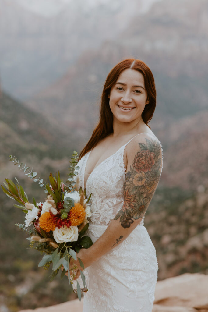 Kaitlyn and Sam | Zion National Park, Temple of Sinawava Wedding | Southern Utah Wedding and Elopement Photographer, Emily Dawn Photo