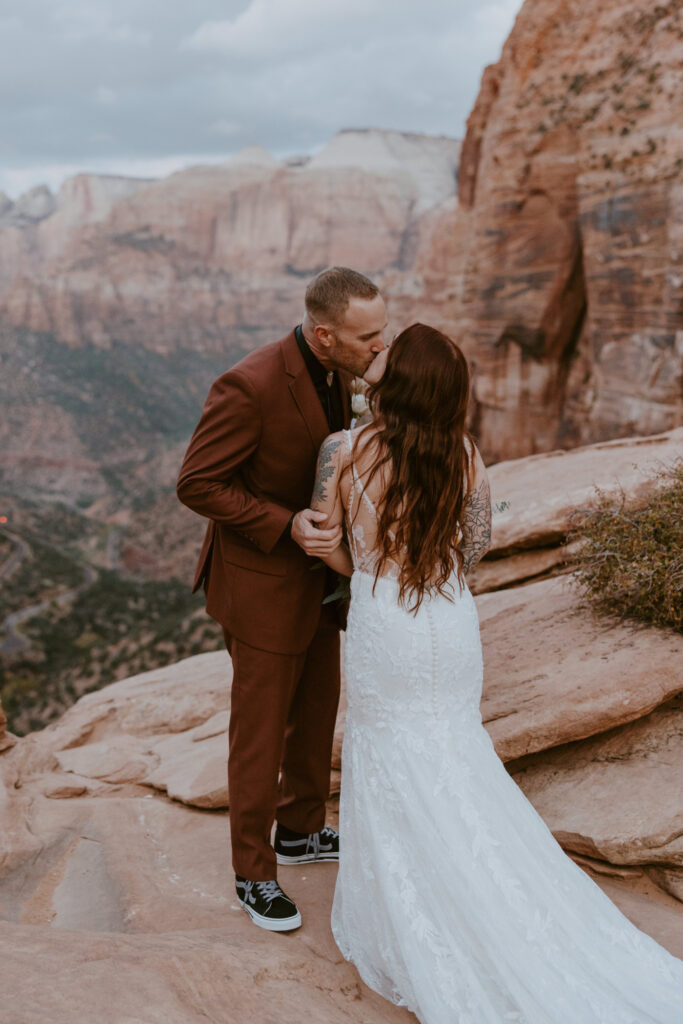 Kaitlyn and Sam | Zion National Park, Temple of Sinawava Wedding | Southern Utah Wedding and Elopement Photographer, Emily Dawn Photo