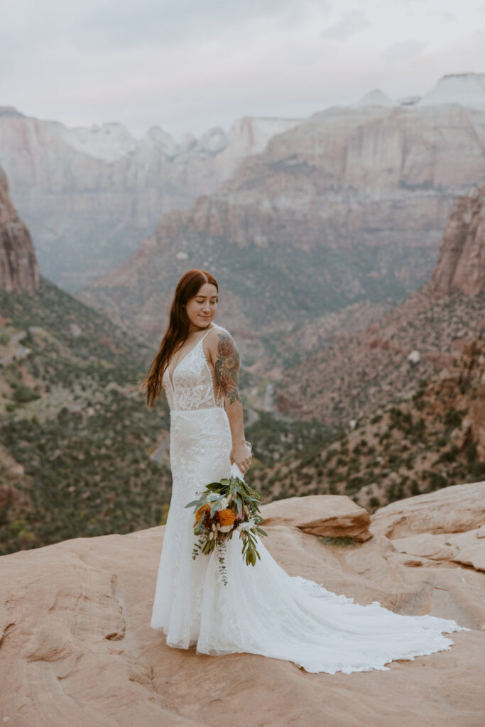 Kaitlyn and Sam | Zion National Park, Temple of Sinawava Wedding | Southern Utah Wedding and Elopement Photographer, Emily Dawn Photo