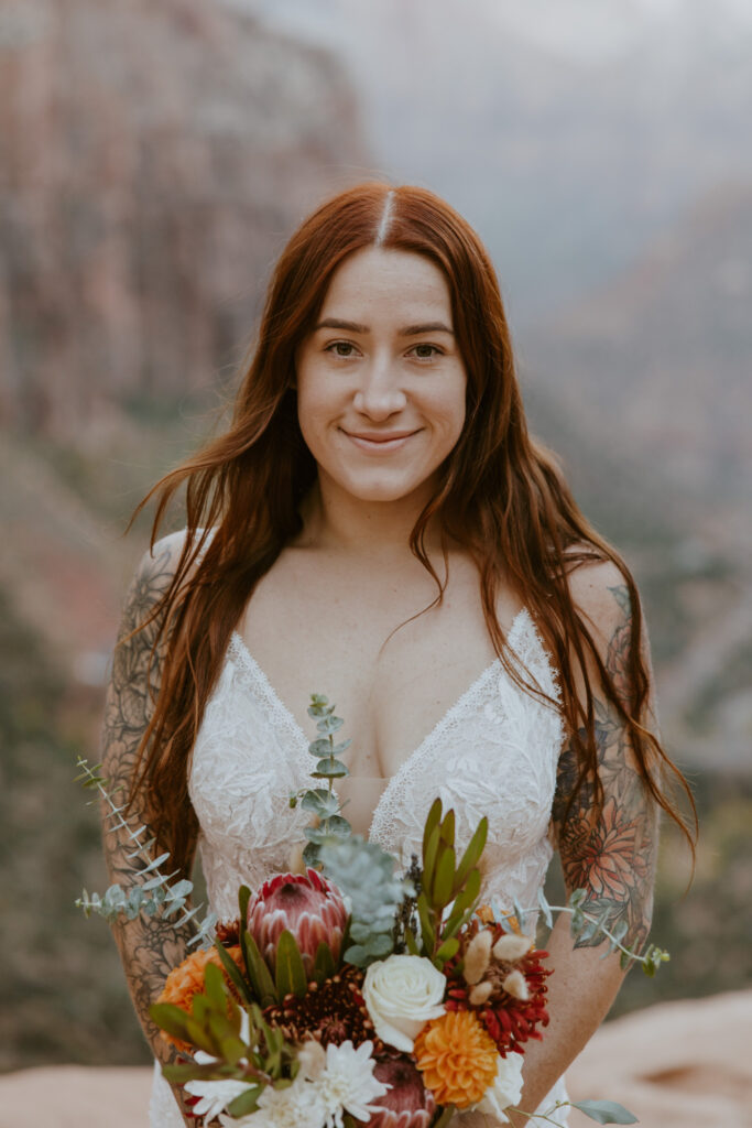 Kaitlyn and Sam | Zion National Park, Temple of Sinawava Wedding | Southern Utah Wedding and Elopement Photographer, Emily Dawn Photo