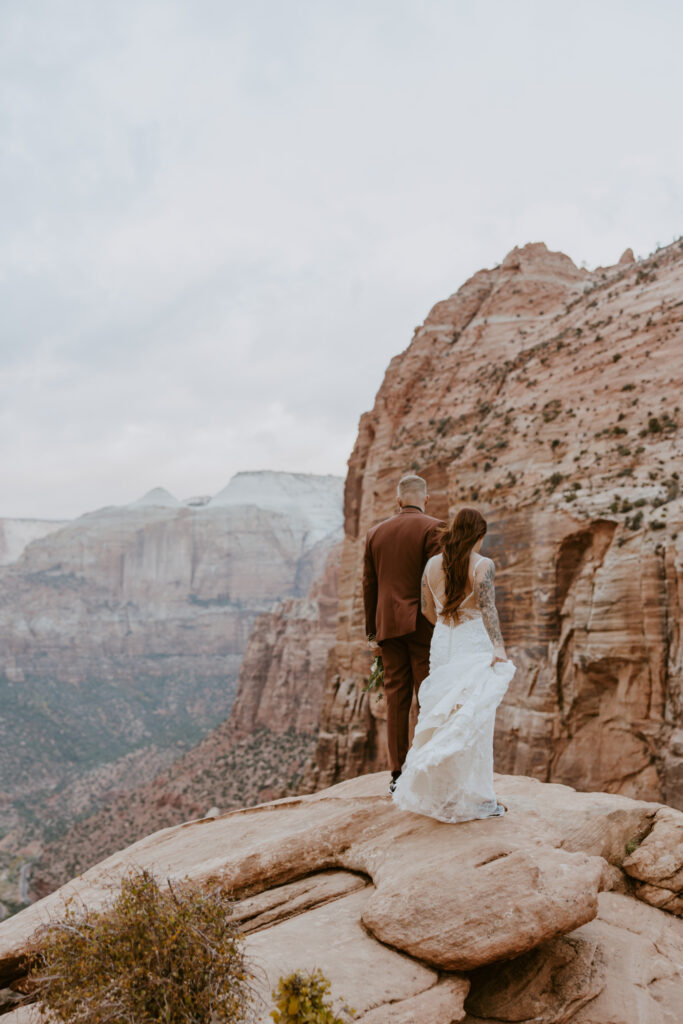 Kaitlyn and Sam | Zion National Park, Temple of Sinawava Wedding | Southern Utah Wedding and Elopement Photographer, Emily Dawn Photo