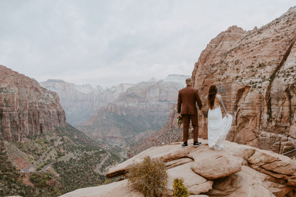 Kaitlyn and Sam | Zion National Park, Temple of Sinawava Wedding | Southern Utah Wedding and Elopement Photographer, Emily Dawn Photo