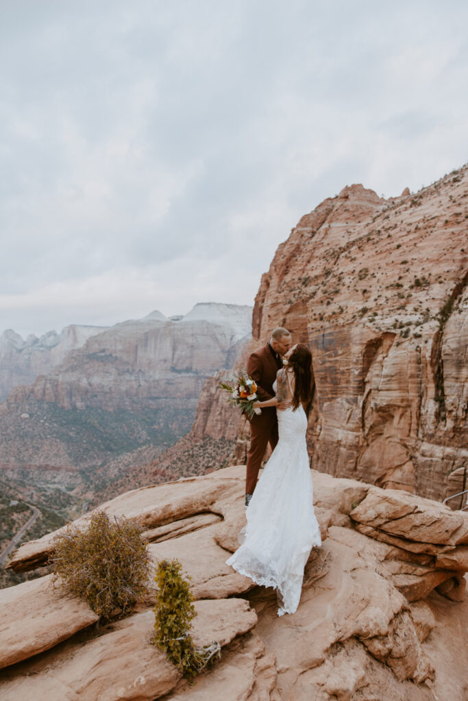 Kaitlyn and Sam | Zion National Park, Temple of Sinawava Wedding | Southern Utah Wedding and Elopement Photographer, Emily Dawn Photo