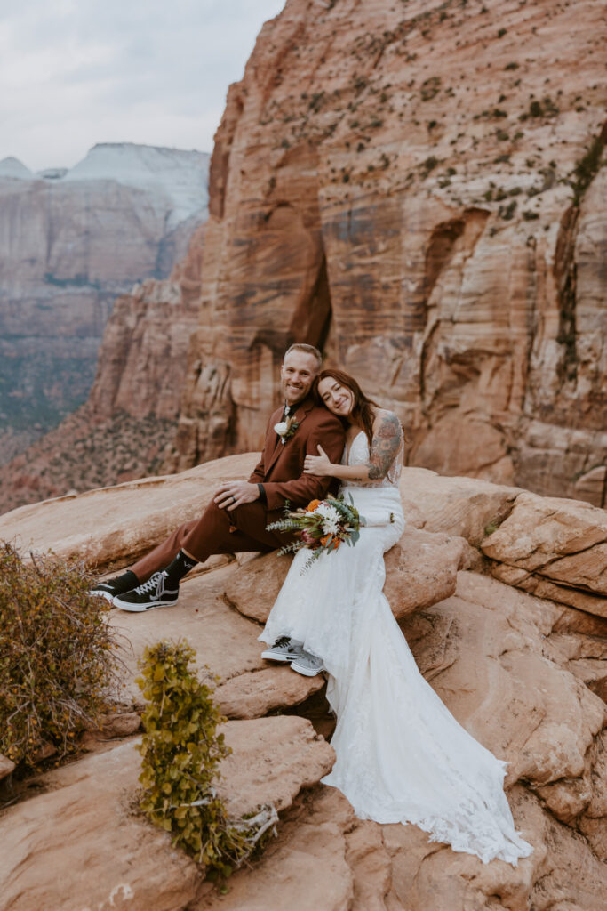 Kaitlyn and Sam | Zion National Park, Temple of Sinawava Wedding | Southern Utah Wedding and Elopement Photographer, Emily Dawn Photo