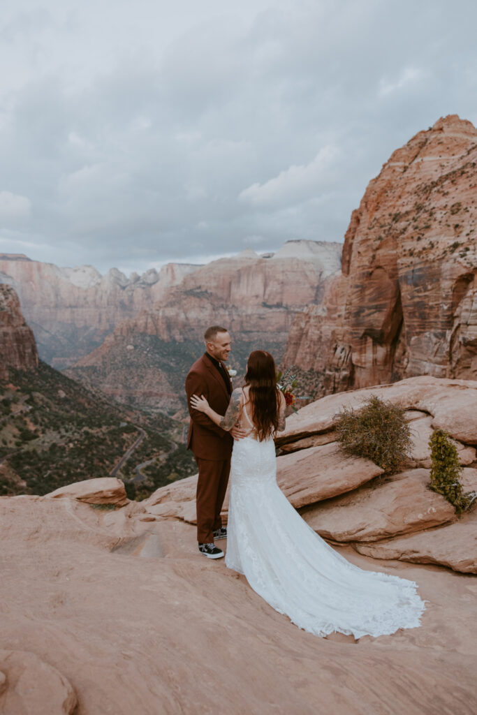 Kaitlyn and Sam | Zion National Park, Temple of Sinawava Wedding | Southern Utah Wedding and Elopement Photographer, Emily Dawn Photo