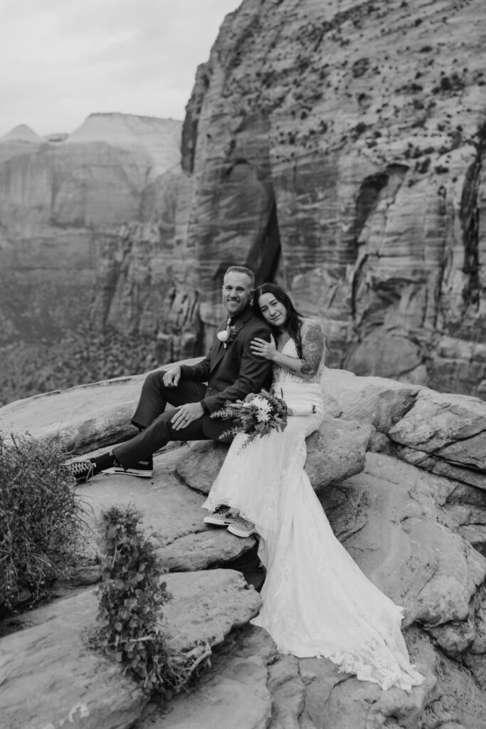 Kaitlyn and Sam | Zion National Park, Temple of Sinawava Wedding | Southern Utah Wedding and Elopement Photographer, Emily Dawn Photo