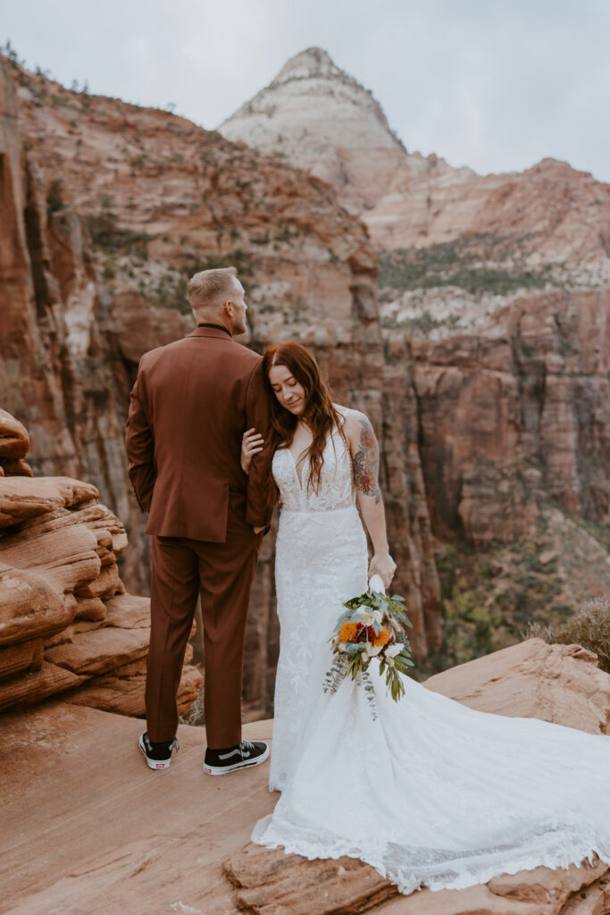 Kaitlyn and Sam | Zion National Park, Temple of Sinawava Wedding | Southern Utah Wedding and Elopement Photographer, Emily Dawn Photo