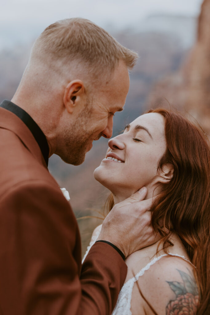 Kaitlyn and Sam | Zion National Park, Temple of Sinawava Wedding | Southern Utah Wedding and Elopement Photographer, Emily Dawn Photo