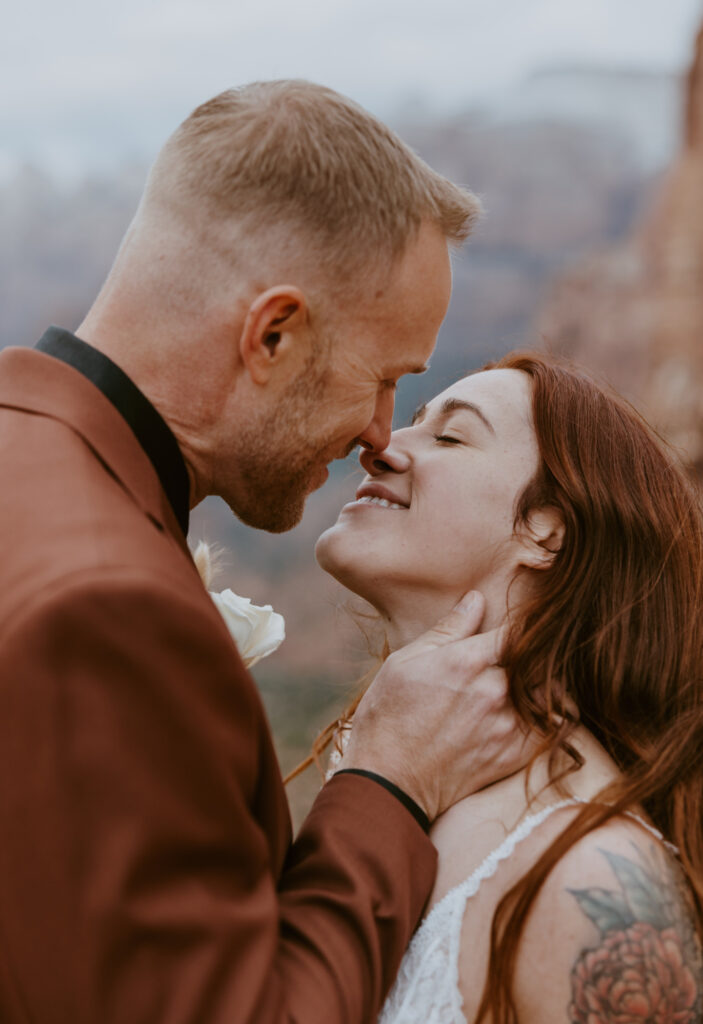 Kaitlyn and Sam | Zion National Park, Temple of Sinawava Wedding | Southern Utah Wedding and Elopement Photographer, Emily Dawn Photo