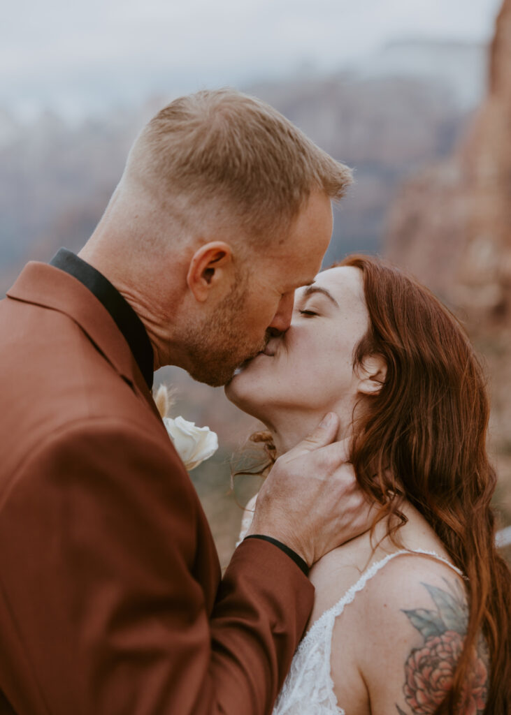 Kaitlyn and Sam | Zion National Park, Temple of Sinawava Wedding | Southern Utah Wedding and Elopement Photographer, Emily Dawn Photo