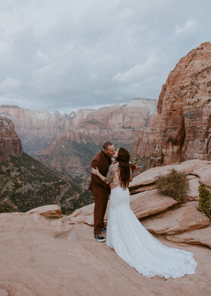 Kaitlyn and Sam | Zion National Park, Temple of Sinawava Wedding | Southern Utah Wedding and Elopement Photographer, Emily Dawn Photo