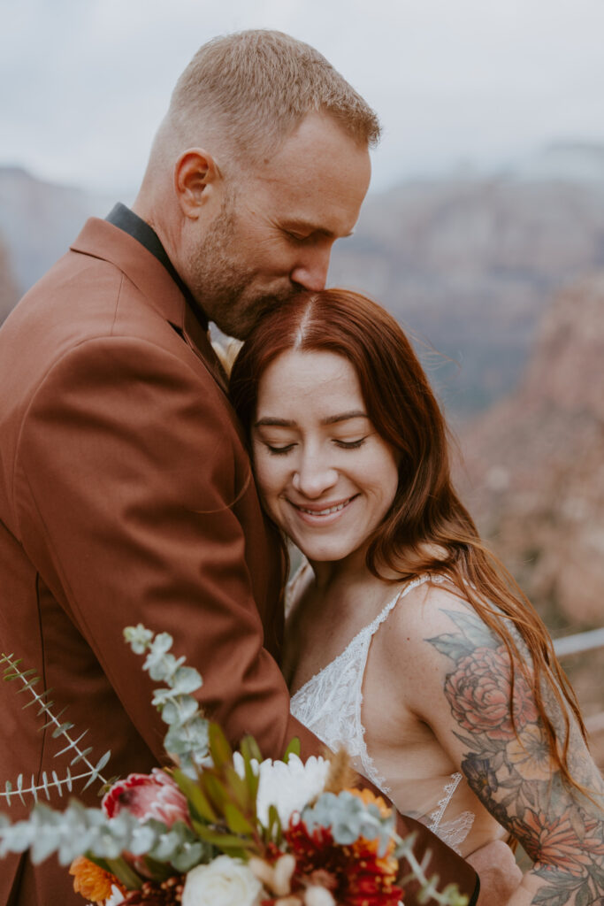 Kaitlyn and Sam | Zion National Park, Temple of Sinawava Wedding | Southern Utah Wedding and Elopement Photographer, Emily Dawn Photo