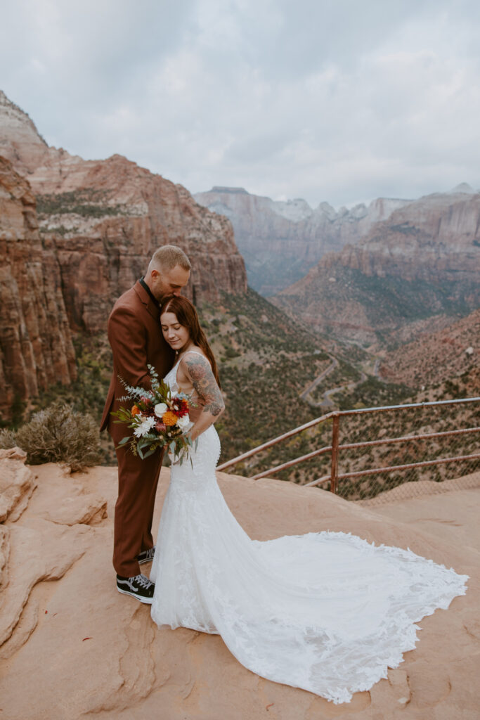 Kaitlyn and Sam | Zion National Park, Temple of Sinawava Wedding | Southern Utah Wedding and Elopement Photographer, Emily Dawn Photo