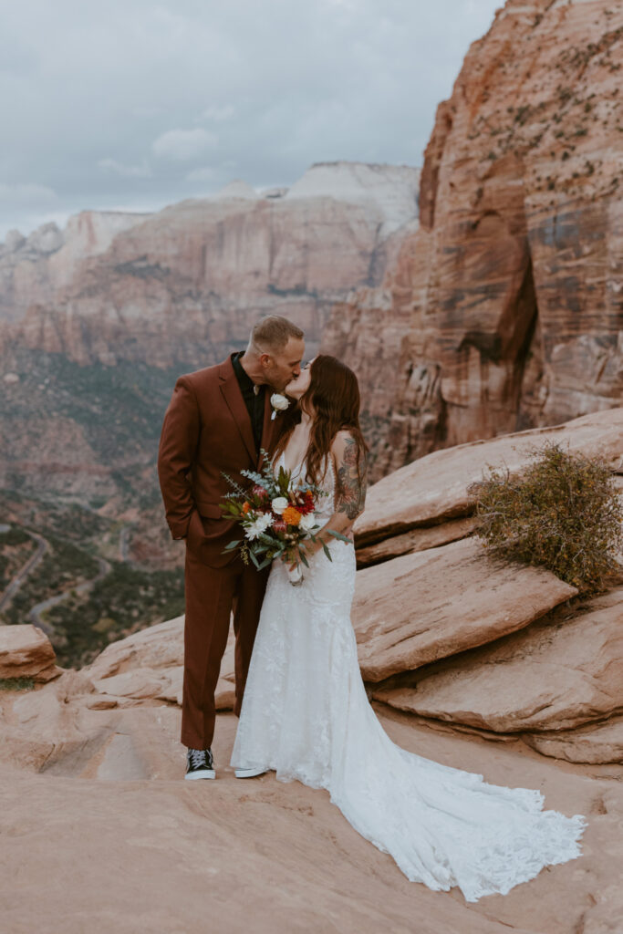 Kaitlyn and Sam | Zion National Park, Temple of Sinawava Wedding | Southern Utah Wedding and Elopement Photographer, Emily Dawn Photo