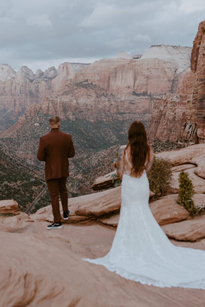 Kaitlyn and Sam | Zion National Park, Temple of Sinawava Wedding | Southern Utah Wedding and Elopement Photographer, Emily Dawn Photo