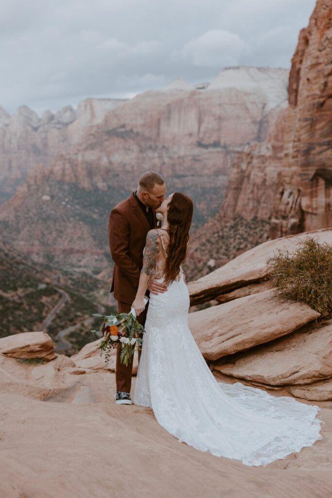 Kaitlyn and Sam | Zion National Park, Temple of Sinawava Wedding | Southern Utah Wedding and Elopement Photographer, Emily Dawn Photo