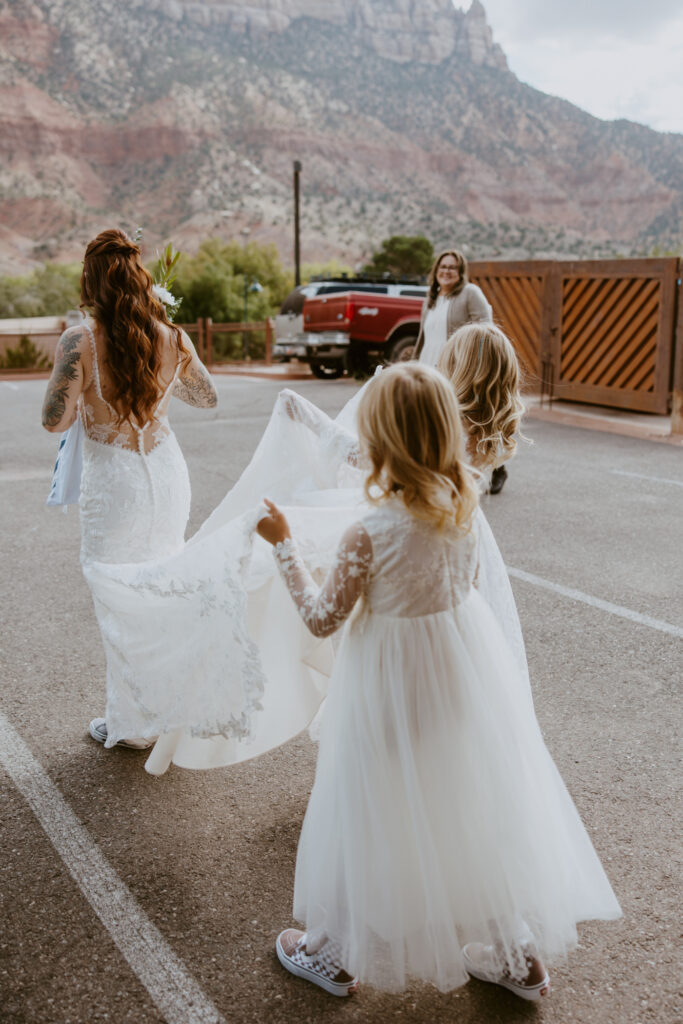 Kaitlyn and Sam | Zion National Park, Temple of Sinawava Wedding | Southern Utah Wedding and Elopement Photographer, Emily Dawn Photo