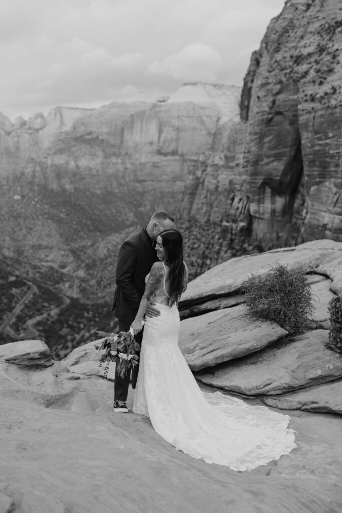 Kaitlyn and Sam | Zion National Park, Temple of Sinawava Wedding | Southern Utah Wedding and Elopement Photographer, Emily Dawn Photo