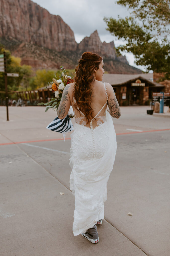 Kaitlyn and Sam | Zion National Park, Temple of Sinawava Wedding | Southern Utah Wedding and Elopement Photographer, Emily Dawn Photo