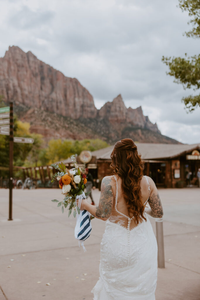 Kaitlyn and Sam | Zion National Park, Temple of Sinawava Wedding | Southern Utah Wedding and Elopement Photographer, Emily Dawn Photo