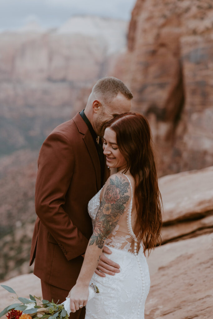 Kaitlyn and Sam | Zion National Park, Temple of Sinawava Wedding | Southern Utah Wedding and Elopement Photographer, Emily Dawn Photo