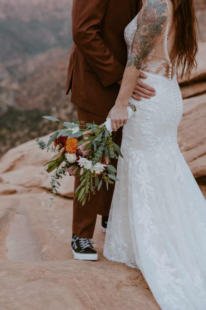 Kaitlyn and Sam | Zion National Park, Temple of Sinawava Wedding | Southern Utah Wedding and Elopement Photographer, Emily Dawn Photo