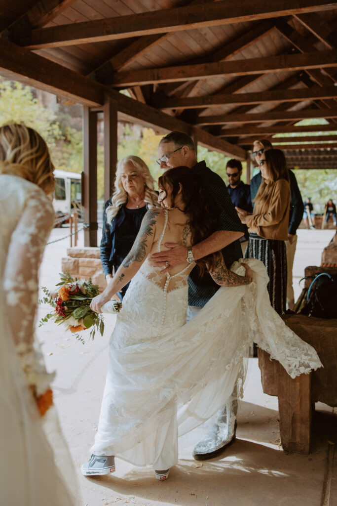 Kaitlyn and Sam | Zion National Park, Temple of Sinawava Wedding | Southern Utah Wedding and Elopement Photographer, Emily Dawn Photo