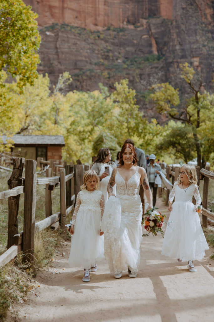 Kaitlyn and Sam | Zion National Park, Temple of Sinawava Wedding | Southern Utah Wedding and Elopement Photographer, Emily Dawn Photo