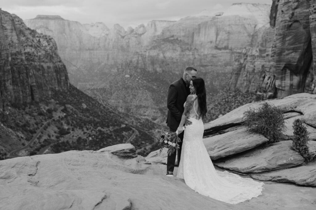 Kaitlyn and Sam | Zion National Park, Temple of Sinawava Wedding | Southern Utah Wedding and Elopement Photographer, Emily Dawn Photo