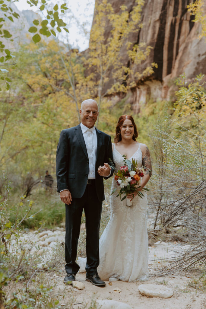 Kaitlyn and Sam | Zion National Park, Temple of Sinawava Wedding | Southern Utah Wedding and Elopement Photographer, Emily Dawn Photo