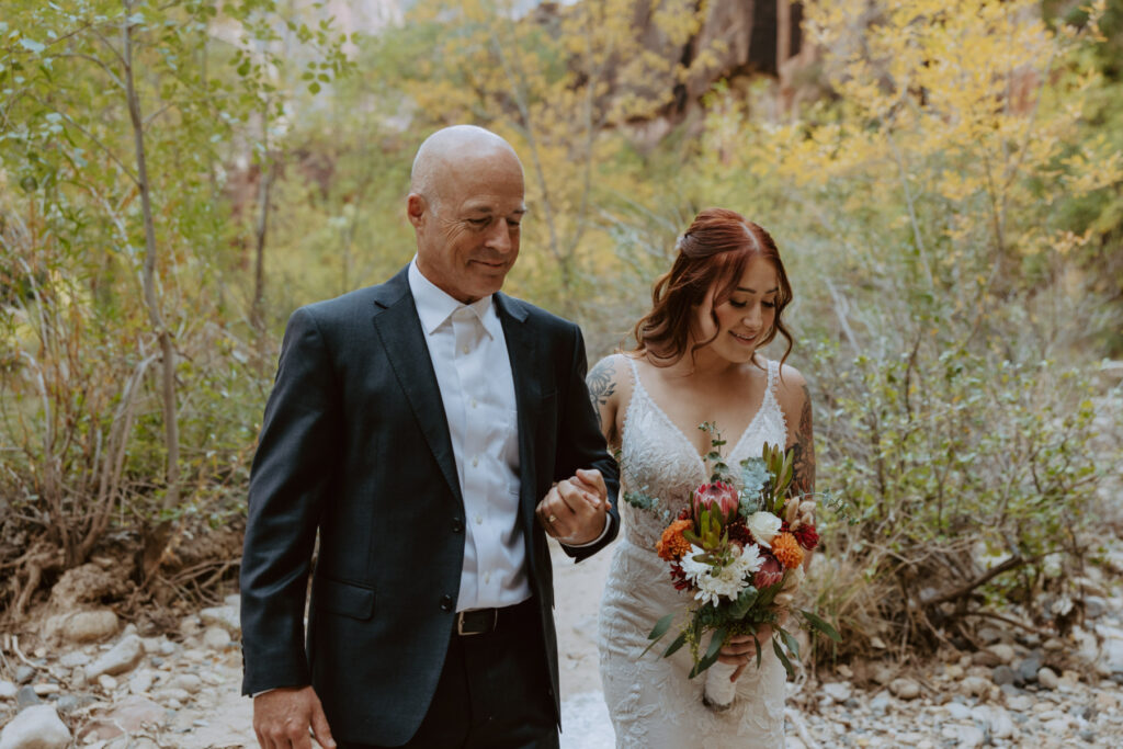 Kaitlyn and Sam | Zion National Park, Temple of Sinawava Wedding | Southern Utah Wedding and Elopement Photographer, Emily Dawn Photo