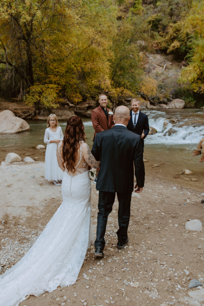 Kaitlyn and Sam | Zion National Park, Temple of Sinawava Wedding | Southern Utah Wedding and Elopement Photographer, Emily Dawn Photo