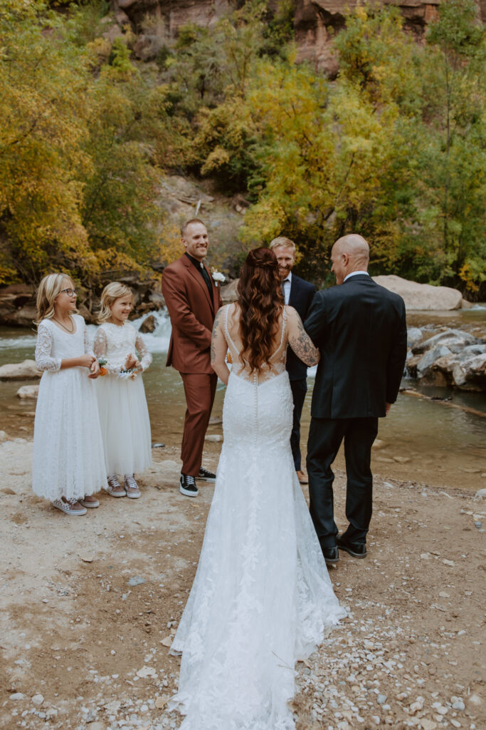 Kaitlyn and Sam | Zion National Park, Temple of Sinawava Wedding | Southern Utah Wedding and Elopement Photographer, Emily Dawn Photo