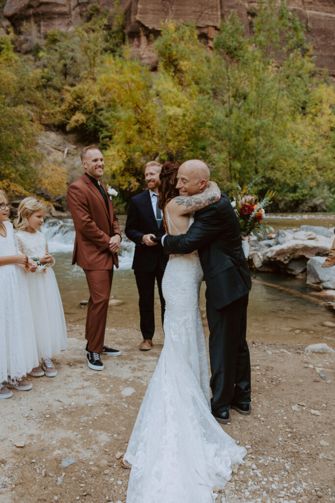 Kaitlyn and Sam | Zion National Park, Temple of Sinawava Wedding | Southern Utah Wedding and Elopement Photographer, Emily Dawn Photo