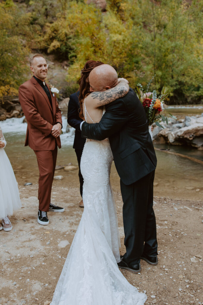 Kaitlyn and Sam | Zion National Park, Temple of Sinawava Wedding | Southern Utah Wedding and Elopement Photographer, Emily Dawn Photo