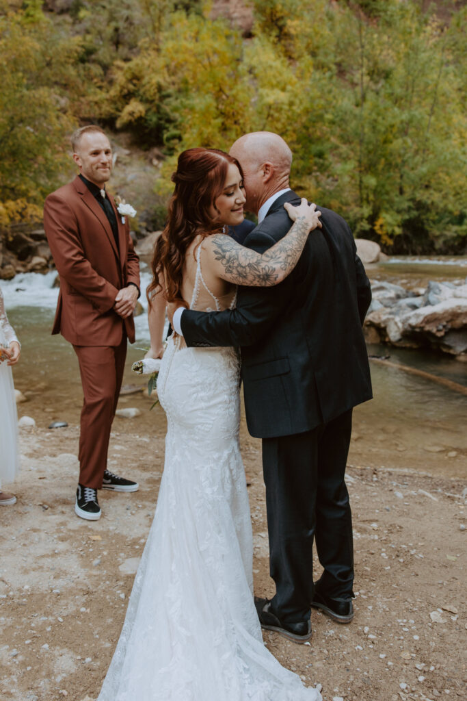 Kaitlyn and Sam | Zion National Park, Temple of Sinawava Wedding | Southern Utah Wedding and Elopement Photographer, Emily Dawn Photo