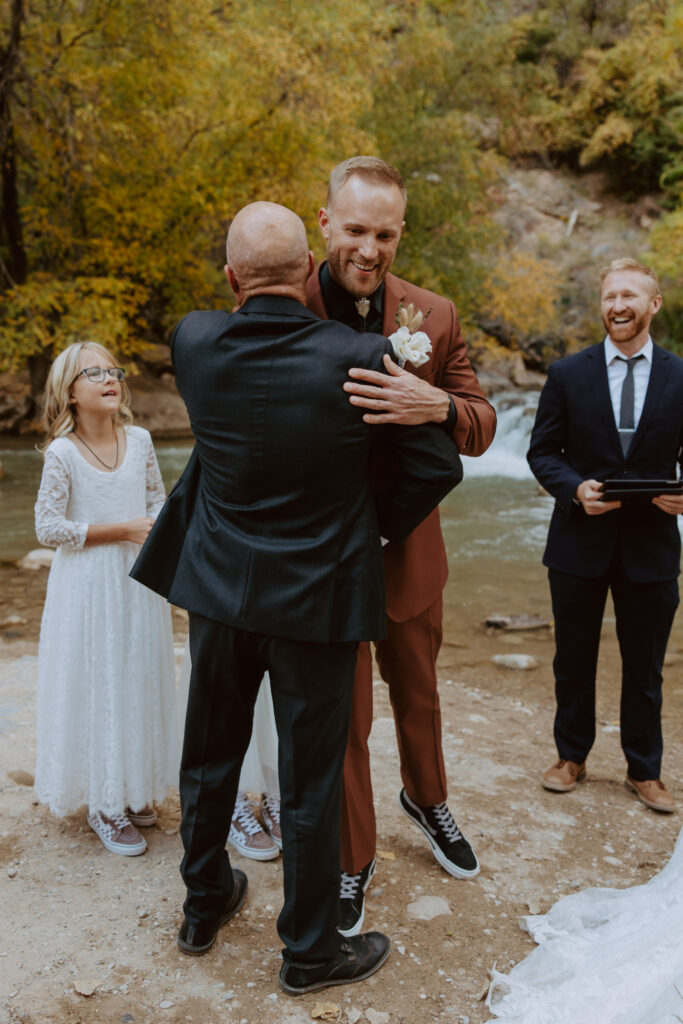 Kaitlyn and Sam | Zion National Park, Temple of Sinawava Wedding | Southern Utah Wedding and Elopement Photographer, Emily Dawn Photo