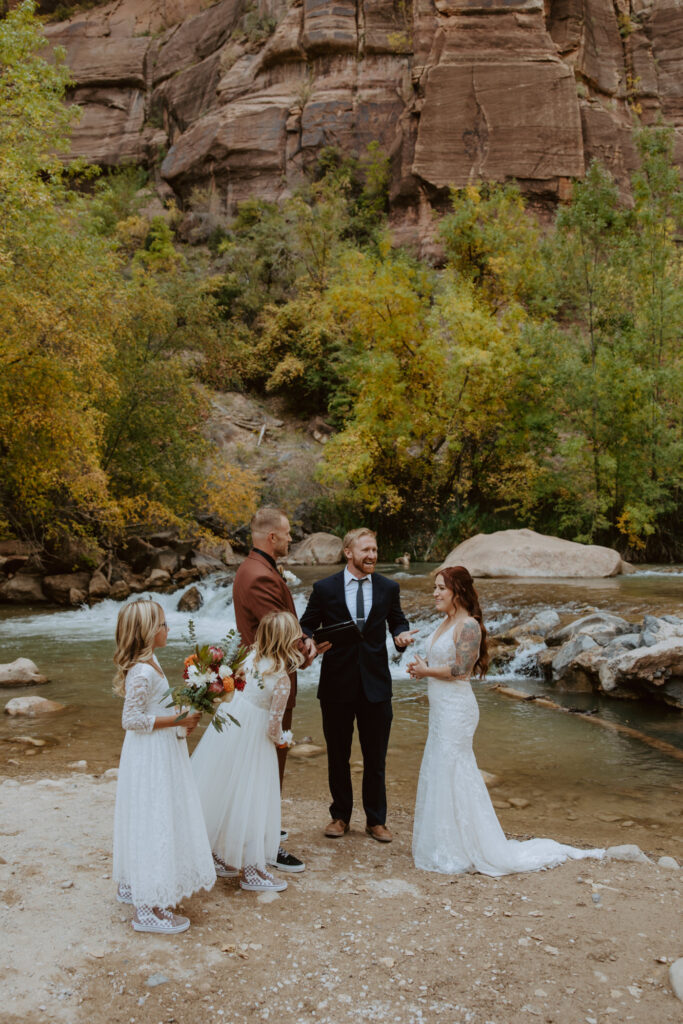 Kaitlyn and Sam | Zion National Park, Temple of Sinawava Wedding | Southern Utah Wedding and Elopement Photographer, Emily Dawn Photo